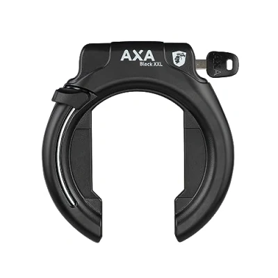 Abbildung von Ringschloß Axa Block XXL Retractable Schwarz