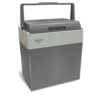 Abbildung von Elektrische Tragbare Kühlbox 28L für Camping und Auto 12V/220V Camper briebe