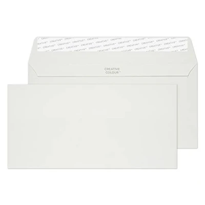 Abbildung von Blake Creative Colour 25219 Farbige Briefumschläge Haftklebung Französisch Grau DL+ 114 x 229 mm 120 g/m² 25 Stück
