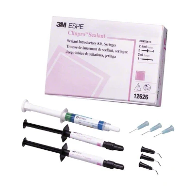Abbildung von Clinpro Sealant Spritzen Intro Kit 2 x 1,2 ml Spritze, 3 45 Applikationskanülen