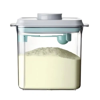 Abbildung von Milchpulverspender 1700 ml Milchpulver Aufbewahrungsbox mit Löffel Versiegelter Geeignet für die Lagerung von Milchpulver, Mehl, Hirse, roten Bohnen