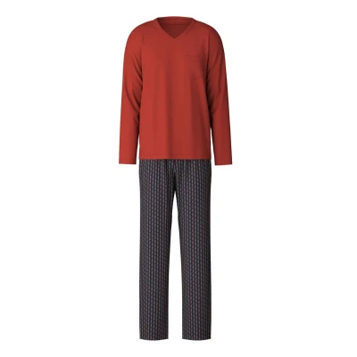 Abbildung von Calida Relax Streamline SET Nachtwäsche Set, Herren, Größe: Medium, Ochre red