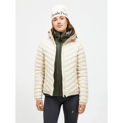 Abbildung von Peak Performance Women Frost Down Hood Jacket Sand Fog Größe M