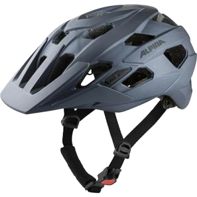 Abbildung von Alpina ANZANA TOCSEN Smarter, Komfortabler &amp; Sicherer Enduro Fahrradhelm Mit Integriertem Sturzsensor Notrufsystem Für Erwachsene, Indigo matt, 57 61 cm