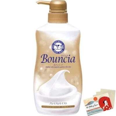 Abbildung von Bouncia Foam Body Soap 460ml Premium Moist Blotting Paper Set