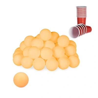 Abbildung von relaxdays Tischtennisball Beer Pong Bälle orange