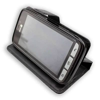 Abbildung von caseroxx Handy Hülle Tasche kompatibel mit Doro 8030/8031 Bookstyle Case Wallet in schwarz
