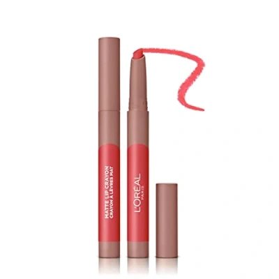 Abbildung von L&#039;Oréal Matte Lip Crayon Lippenstift 108 Hot Apricot