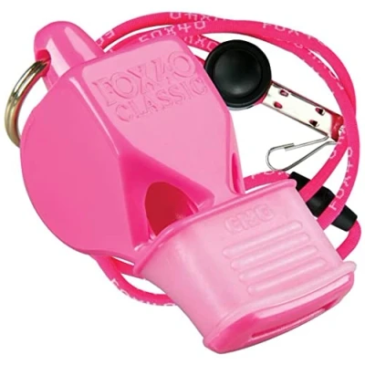 Abbildung von Fox 40 Classic CMG Whistle with Lanyard Referee Coach, Safety Alert Pink