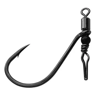 Abbildung von Gamakatsu Hook Swivel Shot 3 Dropshot Angelhaken zum Dropshotangeln auf Zander &amp; Barsche, Raubfischhaken Gummifischangeln, Größe:3/0