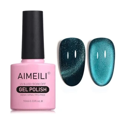 Abbildung von AIMEILI Cat Eye UV Gel, 10ml Gel Nagellack Nail Glitzer DIY Art Maniküre 758