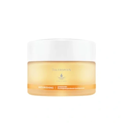 Abbildung von Tautropfen Sanddorn Nourishing Solutions Feuchtigkeitsspendende Gesichtscreme f&uuml;r trockene und fettarme Haut 50 ml