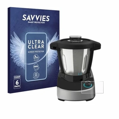 Abbildung von Savvies 6 Stück Schutzfolie für Cecotec Mambo Touch Displayschutz Folie Ultra Transparent