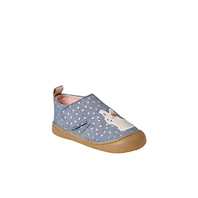 Abbildung von Vertbaudet Lauflernschuh für Kinder, Größe: 19, Blau chambray Schuhe