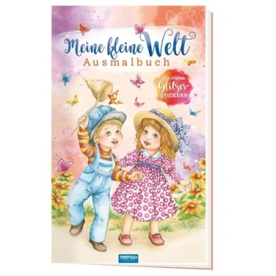 Abbildung von Trötsch Meine kleine Welt Ausmalbuch: Malbuch Beschäftigungsuch: Mit vielen Glitzerstickern