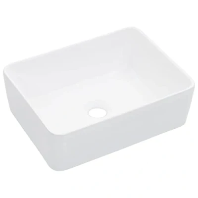 Abbildung von vidaXL Waschbecken 40 x 30 13 cm Keramik Weiß