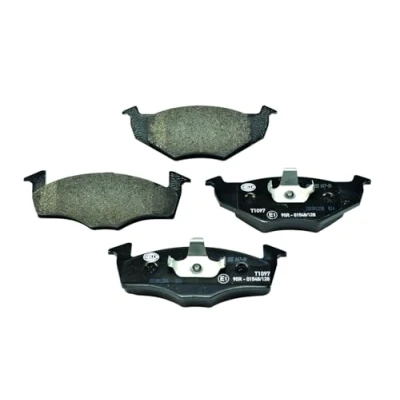 Abbildung von HELLA 8DB 355 007 911 Bremsbelagsatz nicht für Verschleißwarnanzeiger vorbereitet VOLKSWAGEN: GOLF 3, 3 Variant, Vento, SEAT: Ibiza 2