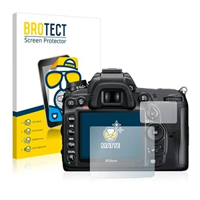 Abbildung von BROTECT Entspiegelungs Schutzfolie für Nikon D7000 (2 Stück) Matte Displayschutz Folie, Anti Reflex, Fingerprint