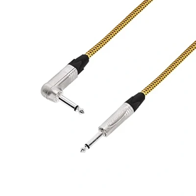 Abbildung von Adam Hall Cables 5 STAR IRP 0600 VINTAGE Instrumentenkabel NEUTRIK 6,3 mm Winkelklinke auf Klinke 6 m