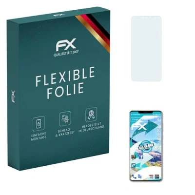 Abbildung von atFoliX Schutzfolie kompatibel mit Huawei Mate 50 Pro Folie, ultraklare und flexible FX Displayschutzfolie (3X)