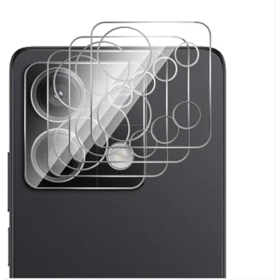 Abbildung von GIOPUEY [kompletter Schutz Kameraschutz Kompatibel mit Redmi Note 13 5G, [3 Stück] 3D Glas Schutzfolie [Hochtransparent] Camera Protector für 5G