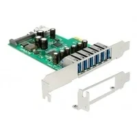 Abbildung von PCI Express x1 Karte zu 6 x extern + 1 intern USB 5, Controller