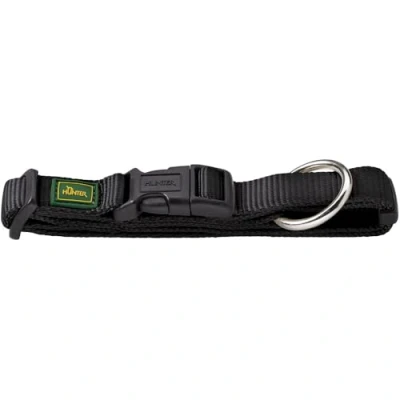Abbildung von HUNTER VARIO PLUS Hundehalsung, Hundehalsband, Zugentlastung, robust, geschmeidig, Klickverschluss, M L/2,5, schwarz
