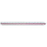 Abbildung von Linex Dreikantmaßstab 311 30cm weiß