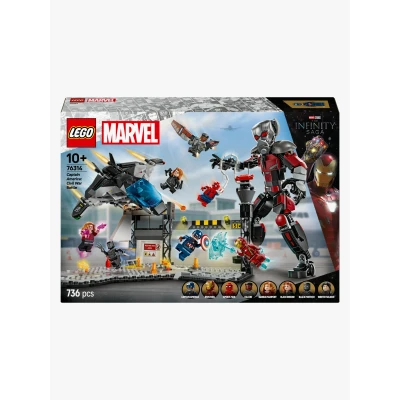 Abbildung von 76314 Marvel Super Heroes Captain America: Civil War Actionduell, Konstruktionsspielzeug