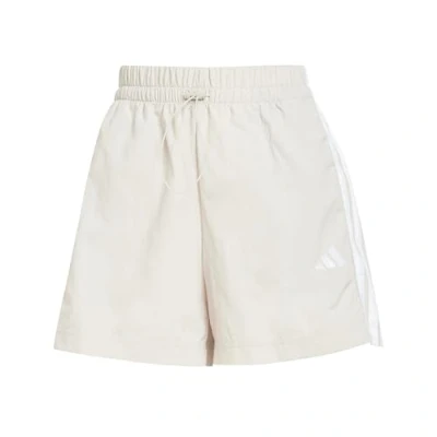 Abbildung von adidas Damen Essentials 3 Stripes Lifestyle Woven Shorts, Wonder Alumina/White, XXL
