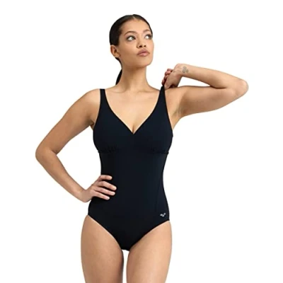 Abbildung von ARENA Damen Women&#039;s Bodylift Maura Back One Piece Swimsuit, Nero, 44 EU