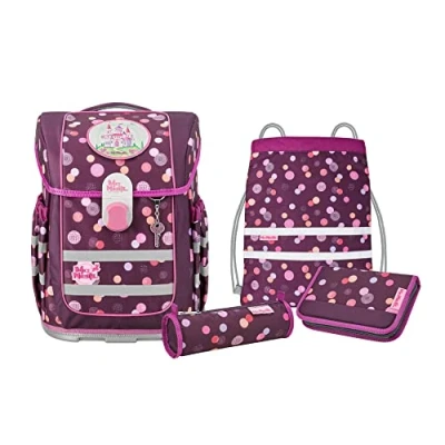 Abbildung von Mcneill ERGO Complete Set 4 Teilig Schulranzen für Kinder, Größe: One Size, Ruby