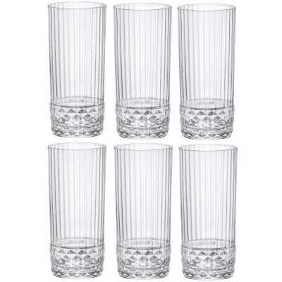 Abbildung von Bormioli Rocco Longdrinkgläser America 20&#039;s 490 ml 6 Stücke