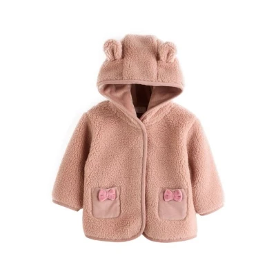 Abbildung von Next Regular FIT BORG Fleecejacke für Kinder, Größe: 62, Caramel brown bear