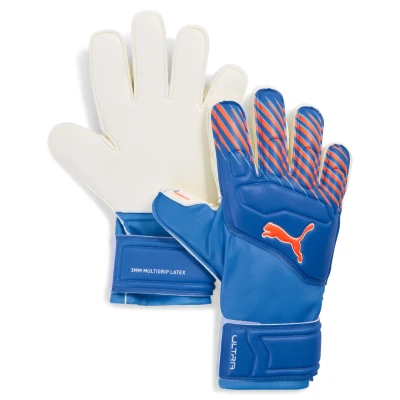 Abbildung von PUMA Ultra Match Protect Torwarthandschuhe Unisex Blue Glowing Red
