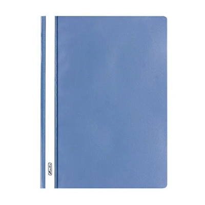 Abbildung von Herlitz 975441 Schnellhefter A4 PP mit transparentem Vorderdeckel, 10 Stück, blau