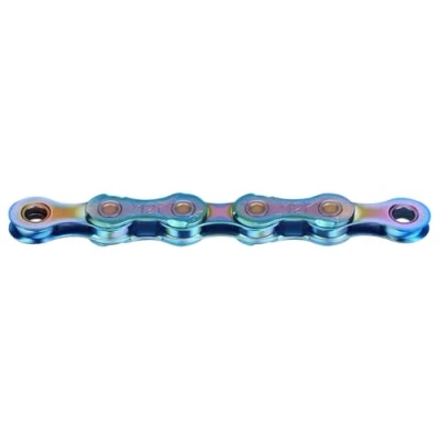 Abbildung von KMC Kette X12 aurora Waxed (126 Glieder) blue