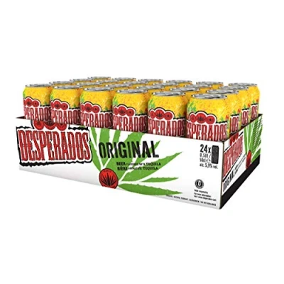 Abbildung von Desperados Tequila Bier Dose EINWEG (24 x 0.5 l), Sortenreines Dosen Set