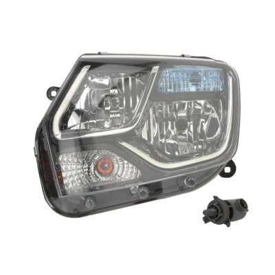 Abbildung von ABAKUS 553 1101L LDEM2 Scheinwerfer links H1, H7, PY21W, W21/5W für Rechtsverkehr ohne Lampenträger P14.5s, PX26d, BAU15s DACIA: Duster SUV