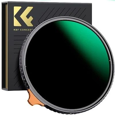 Abbildung von K&amp;F Concept Variabler ND Filter 72mm ND3 ND1000 Graufilter (1.5 10 Blendenstufen) （Nano Xcel）