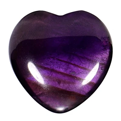 Abbildung von Morella Edelstein Herz Steinherz Handschmeichler, Amethyst in Herzform