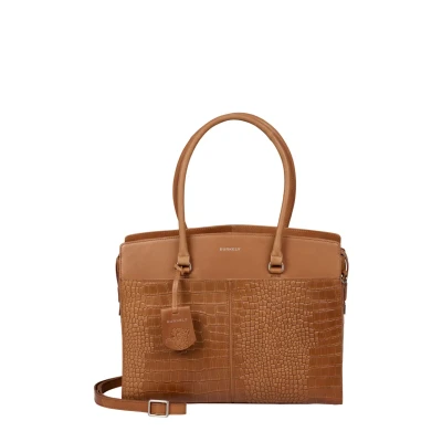 Abbildung von Burkely COOL Colbie WORK Handtasche, Damen, Größe: One Size, Cognac