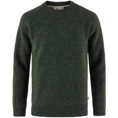 Abbildung von Fjallraven 87165 662 Övik Rib Sweater M Sweatshirt Herren Deep Forest Größe S