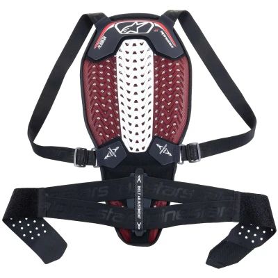 Abbildung von Alpinestars Rückgrat /Rückenprotektor Nucleon Plasma Rückenprotektor Schwarz / Weiss Rot L