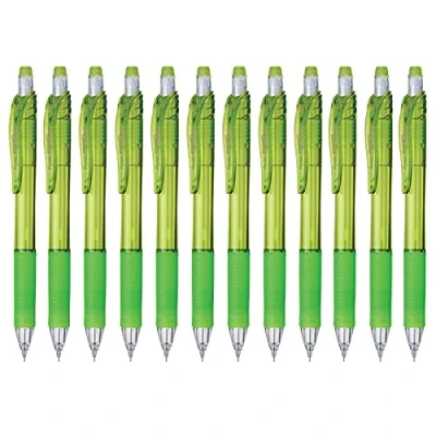 Abbildung von Pentel EnergizeX PL105 K Druckbleistifte, 0,5 mm, Grün, 12 Stück