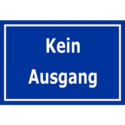 Abbildung von Melis Folienwerkstatt Aufkleber Kein Ausgang 15x10cm S00085 088 F 20 VAR