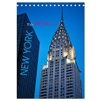 Abbildung von New York the WOW city (Tischkalender 2025 DIN A5 hoch), CALVENDO Monatskalender