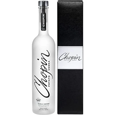 Abbildung von Wodka Chopin Potato 0,5L im Karton Vodka 500 ml 40% Alkohol Destylarnia Geschenkidee 18+