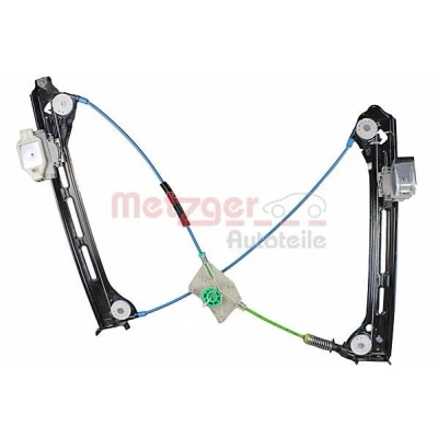 Abbildung von Metzger Fensterheber vorne rechts elektrisch ohne Elektromotor 2160690 VOLKSWAGEN: Beetle Schrägheck, Cabrio