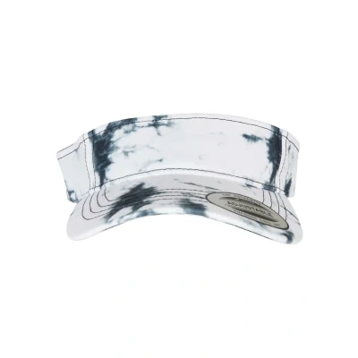 Abbildung von Flexfit Batik DYE Curved Visor Cap, Herren, Größe: One Size, Black white